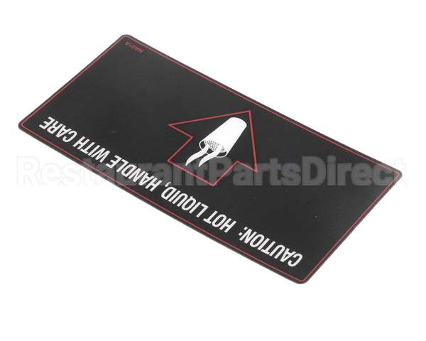 NA91AL Grindmaster Cecilware Label Hot Liquid- Gb1 S