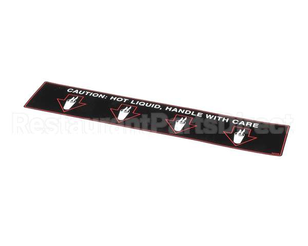 NA93AL Grindmaster Cecilware Label Hot Liquid-Gb4D/M/S