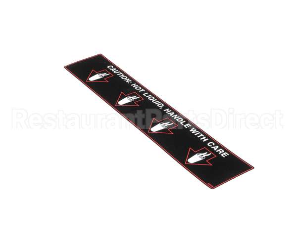 NA93AL Grindmaster Cecilware Label Hot Liquid-Gb4D/M/S