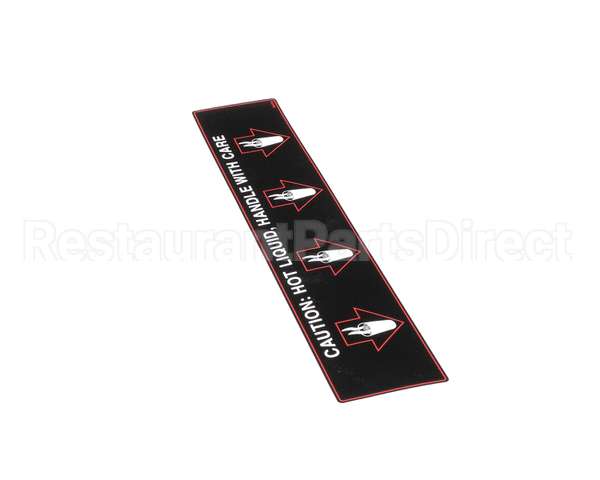 NA93AL Grindmaster Cecilware Label Hot Liquid-Gb4D/M/S