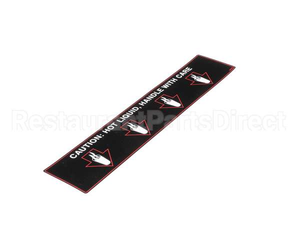 NA93AL Grindmaster Cecilware Label Hot Liquid-Gb4D/M/S