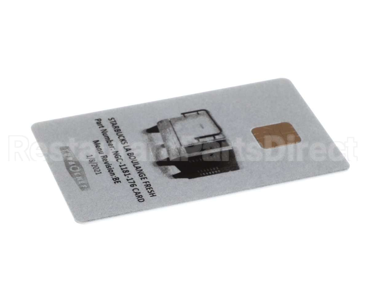 NGC-1181-176CARD Turbochef Menu Card, Programmed, Ngc,