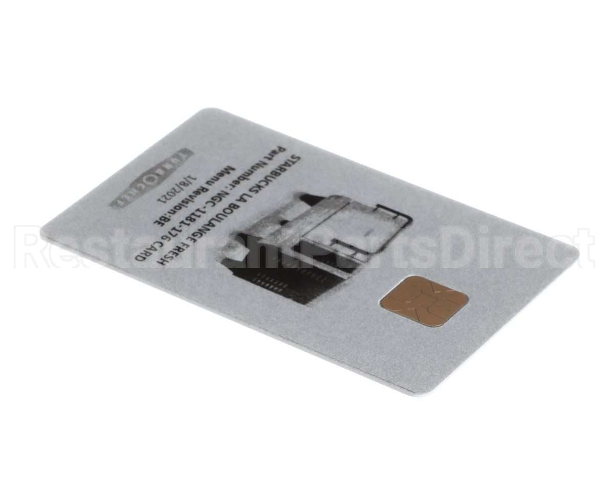 NGC-1181-176CARD Turbochef Menu Card, Programmed, Ngc,