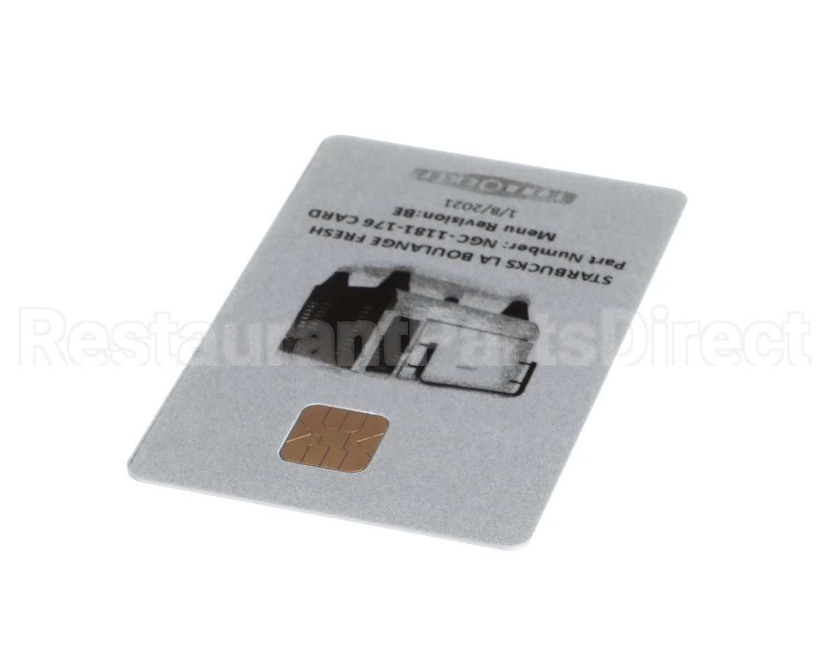 NGC-1181-176CARD Turbochef Menu Card, Programmed, Ngc,