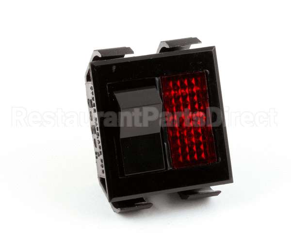 P9101-35 Anets Sw,Spst 10A W/Light Red 120V