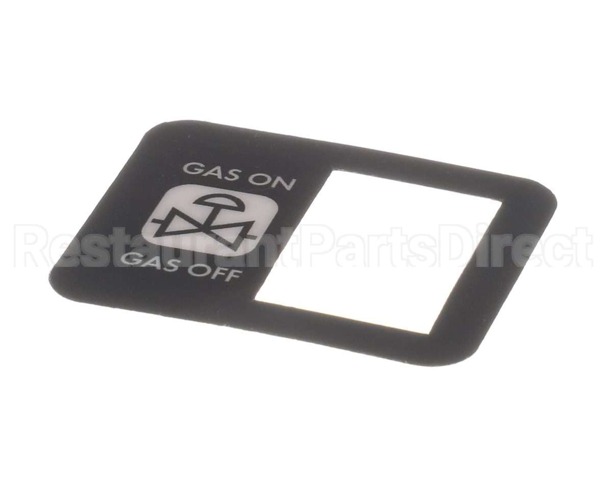 R10657 Blodgett Decal, Manual Gas Switch