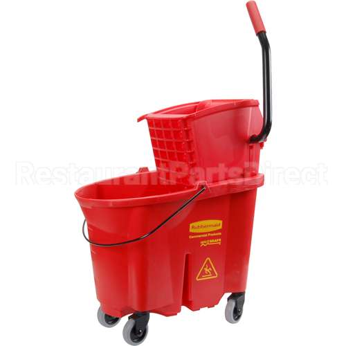 RBMD7588-88 Compatible Rubbermaid Bucket, Mop, W/Wringer, Red