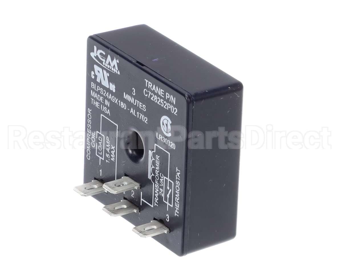 RLY01634 Trane Relay; Time Delay, Sp, 3 Min, .5 Amp, 24