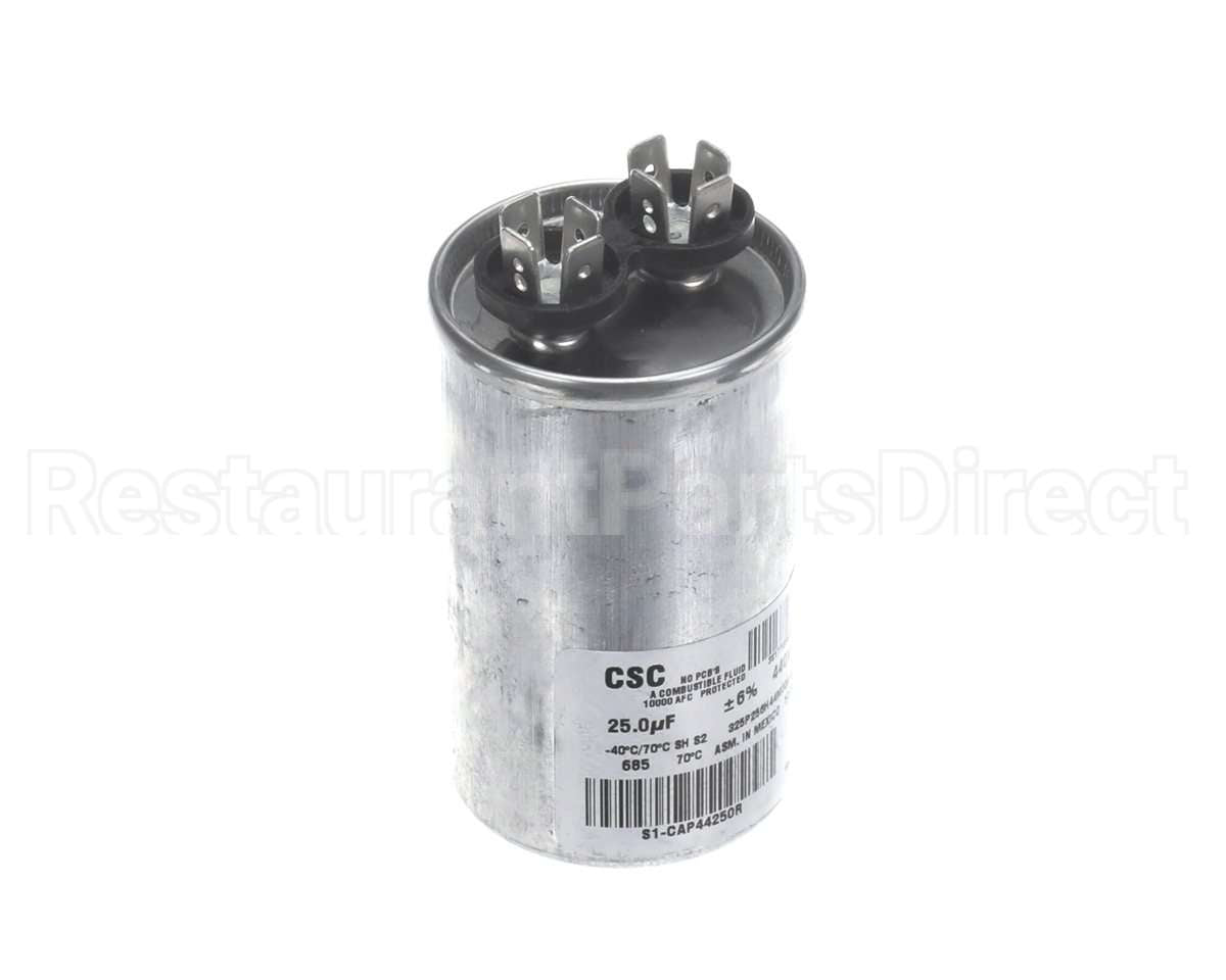S1-CAP44250R York Capacitor,Run Single,25Mfd,440V,Round