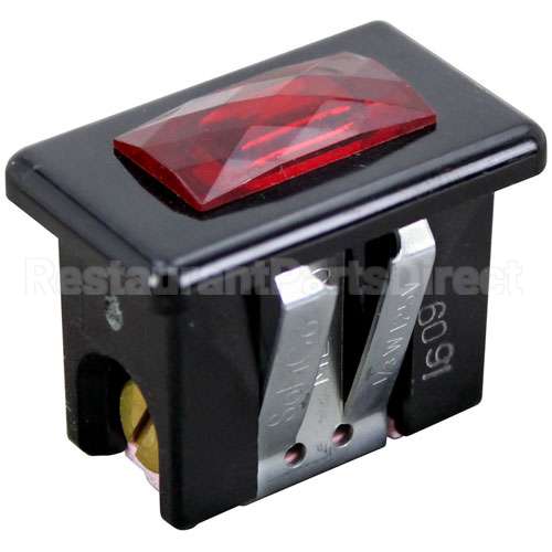 S10-5005 Compatible Market Forge Snap-In Signal Light 5/8" X 1-1/4" Red 250V