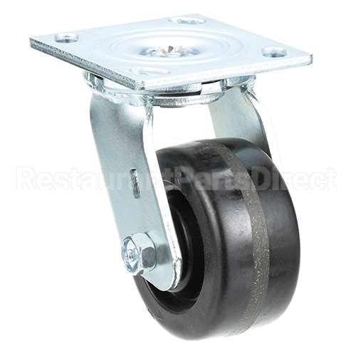 S1022A Compatible Bakers Pride Caster, Plate, 4", W/Obrake