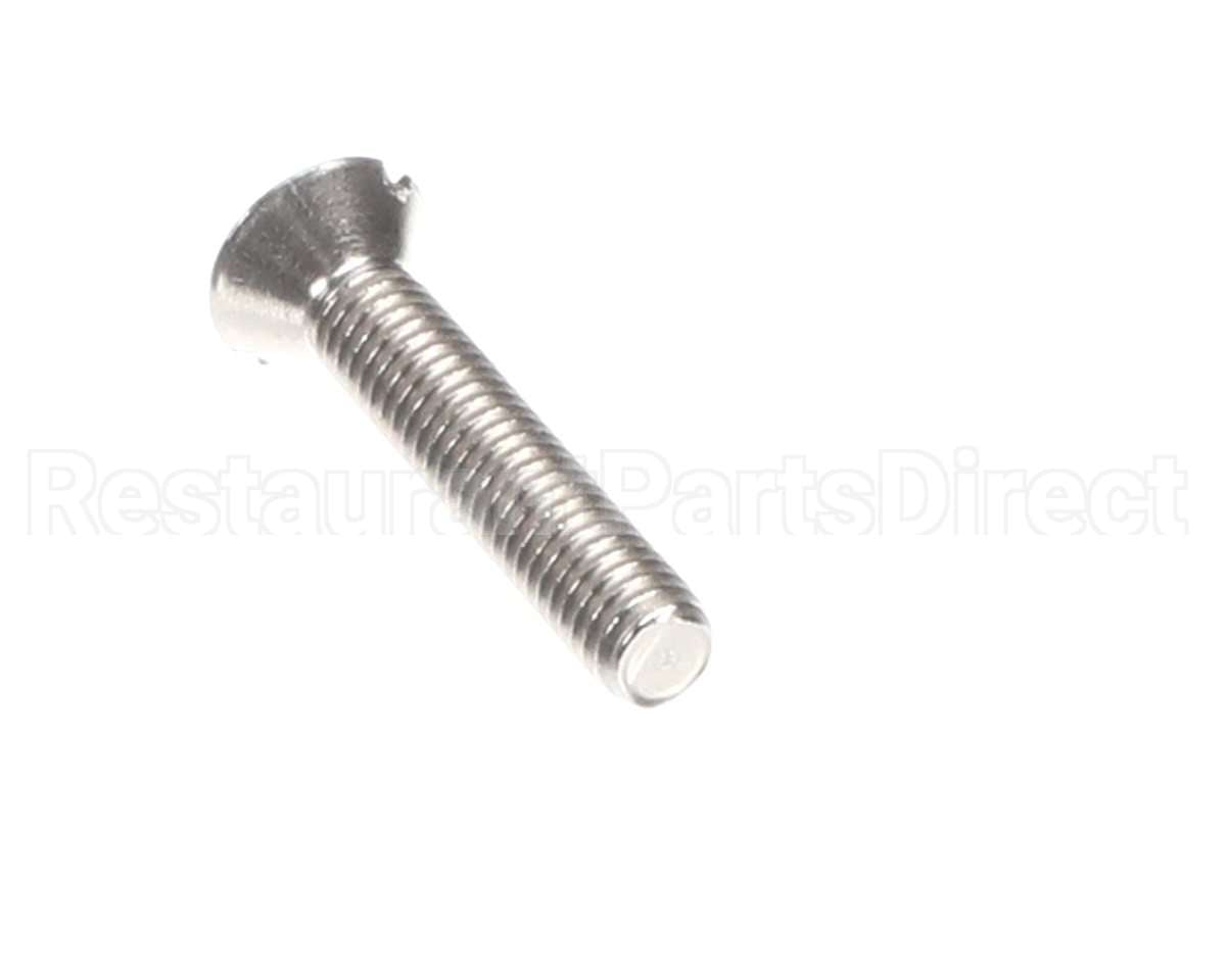 S503 Edlund Screw, 10-32 X 1 S/S Fh Slotte