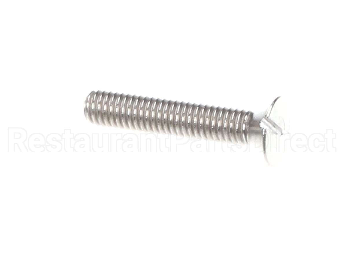 S503 Edlund Screw, 10-32 X 1 S/S Fh Slotte