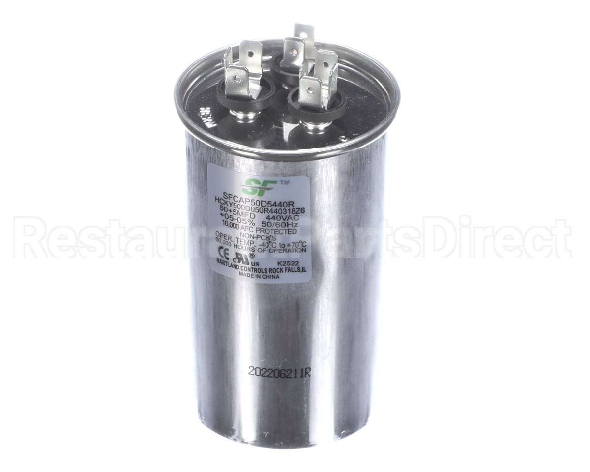 SFCAP50D5440R Trane Capacitor; 50+5Mfd 370/440V Round Run Ca