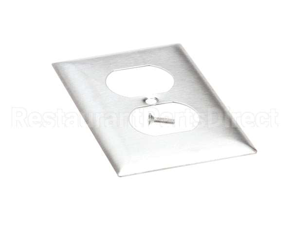 SS8 Hubbell Lighting Wall Plate Ss 1 Gang Dup Recpt