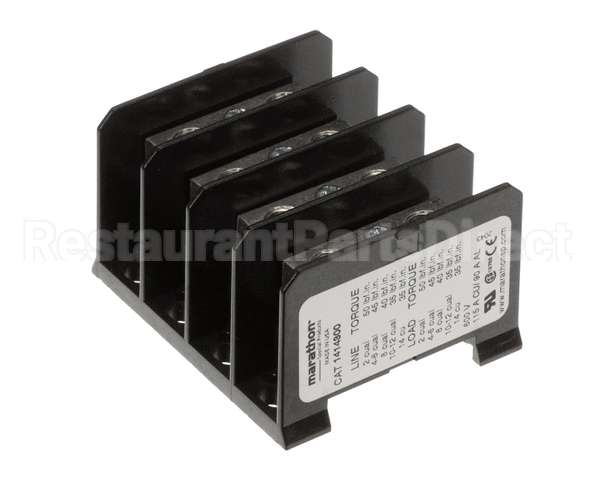TB0125 Bki Terminal Block, 4 P, 2-14 Awg,