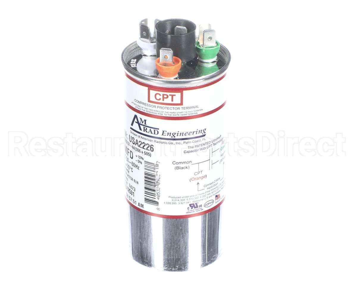 USA2226 Trane Capacitor; 30/5Mfd 370/440V Rnd Usa Made