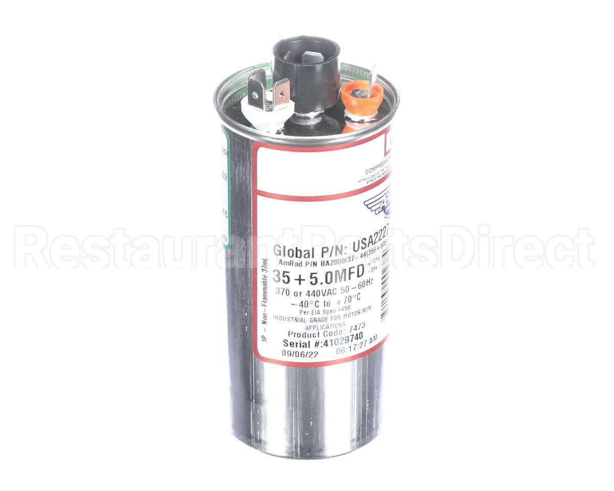 USA2227 Trane Capacitor; 35/5Mfd 370/440V Rnd Usa Made