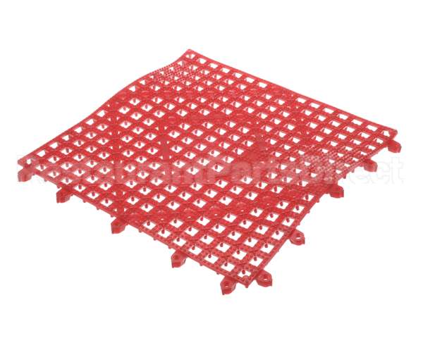 VM5280RD San Jamar Versa-Mat 1'X1' Bar Mat, Red C&C