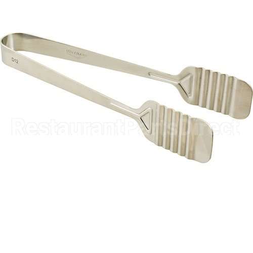VOL47107 Compatible Vollrath Flat Tongs - 9.5"