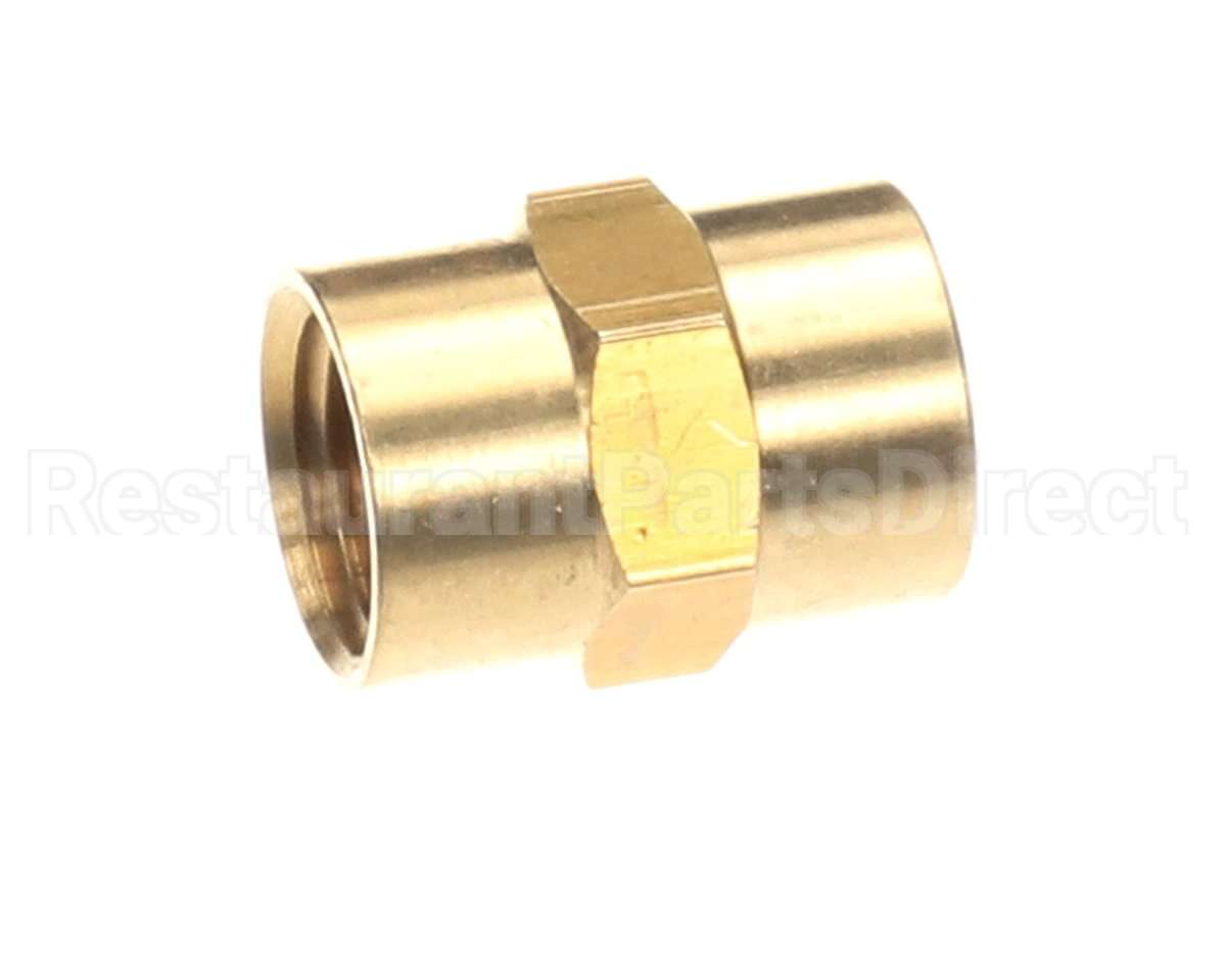 VT487S Biro Coupling 1/4Fpt 7/8 L 11/16 W,Brass