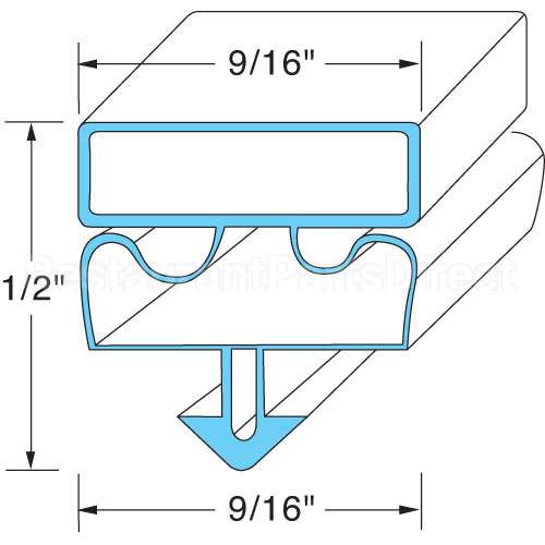 VT50876403 Compatible Victory Door Gasket