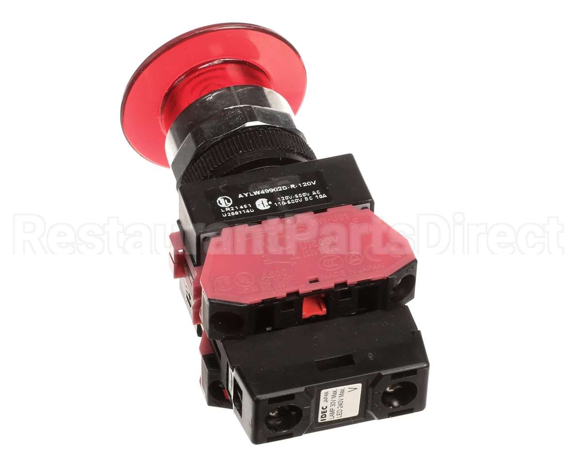 VTS7169-1 Biro E-Stop Switch, Illuminated, 120 Vac