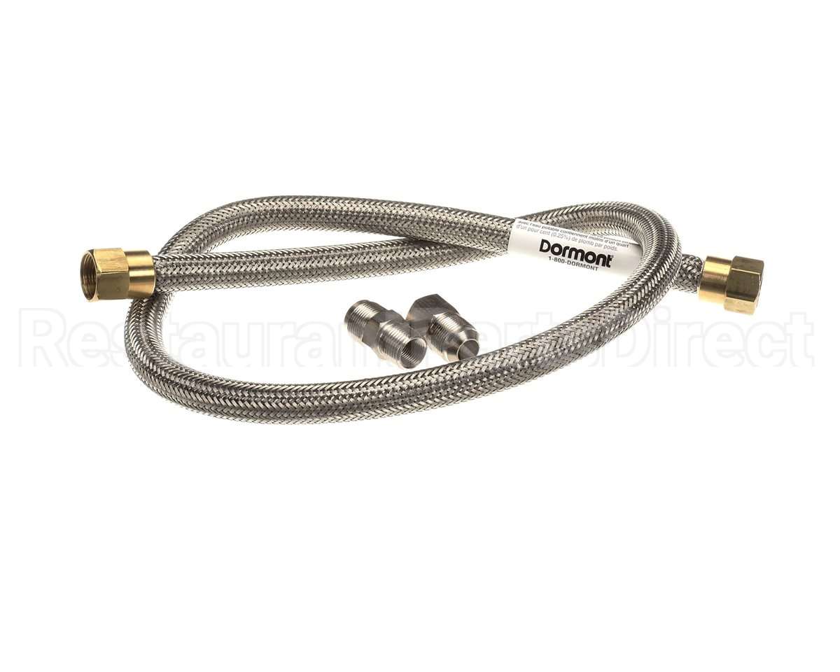 W50B48 Dormont Hi-Psi Water Connector, 1/2 Dia., 48 L
