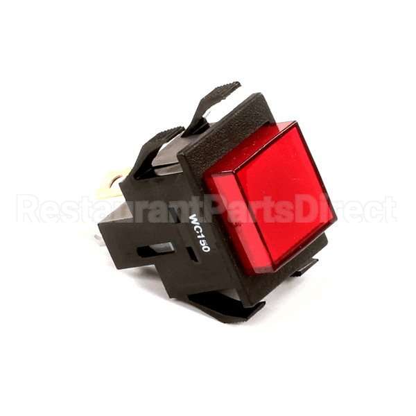 WC-150 Compatible Curtis Switch, Pushbutton (Red) 120V