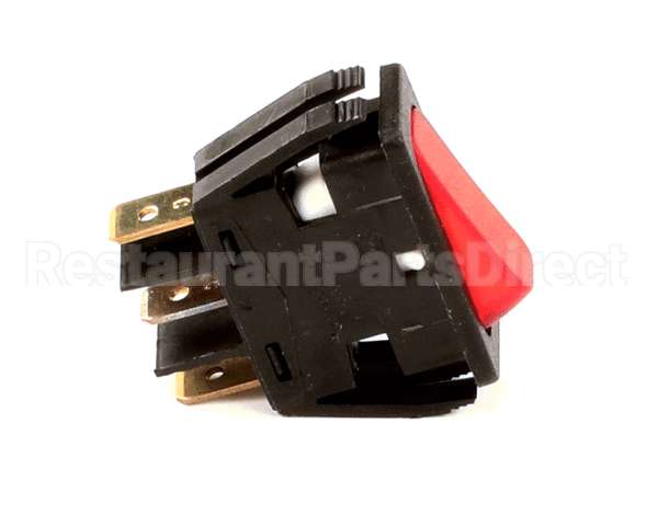 WC-166 Wilbur Curtis Switch, Warmer (Red) 250V Neon