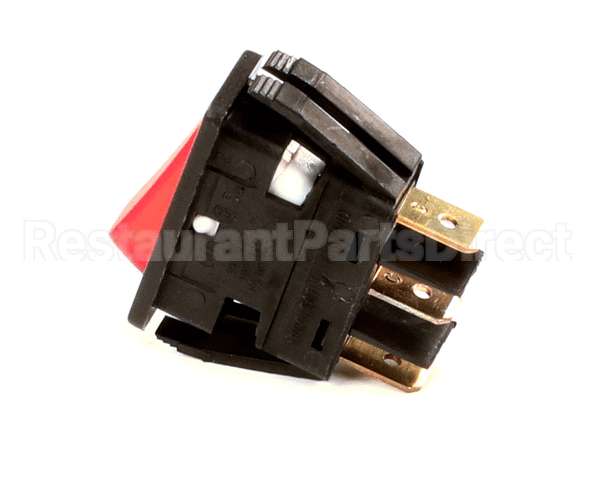 WC-166 Wilbur Curtis Switch, Warmer (Red) 250V Neon