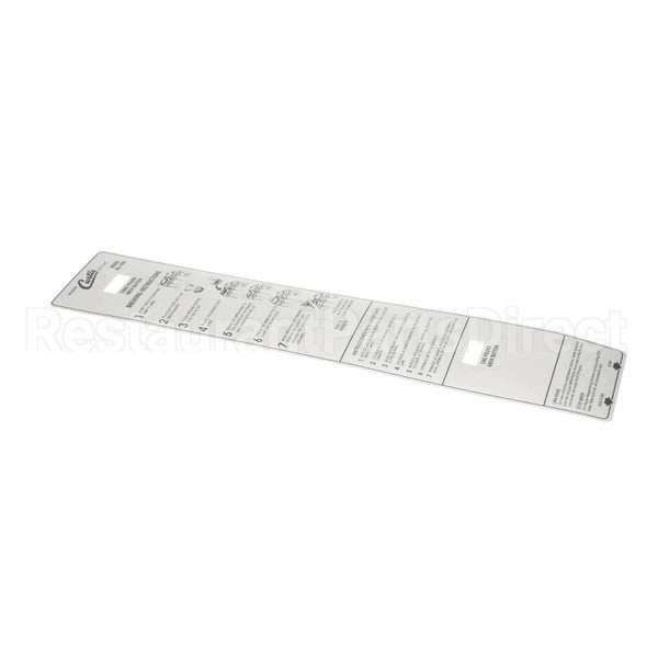 WC-3904 Compatible Curtis Label, Instructs Panel Curtis