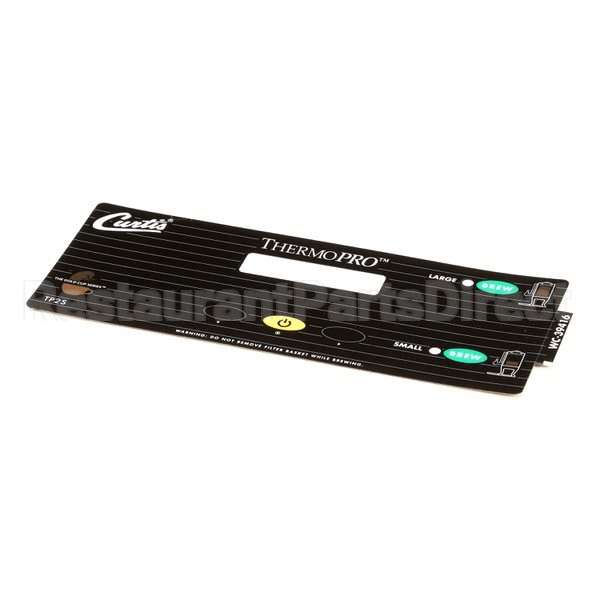 WC-39416 Compatible Curtis Label, Ucm Overlay Single 2-Ba