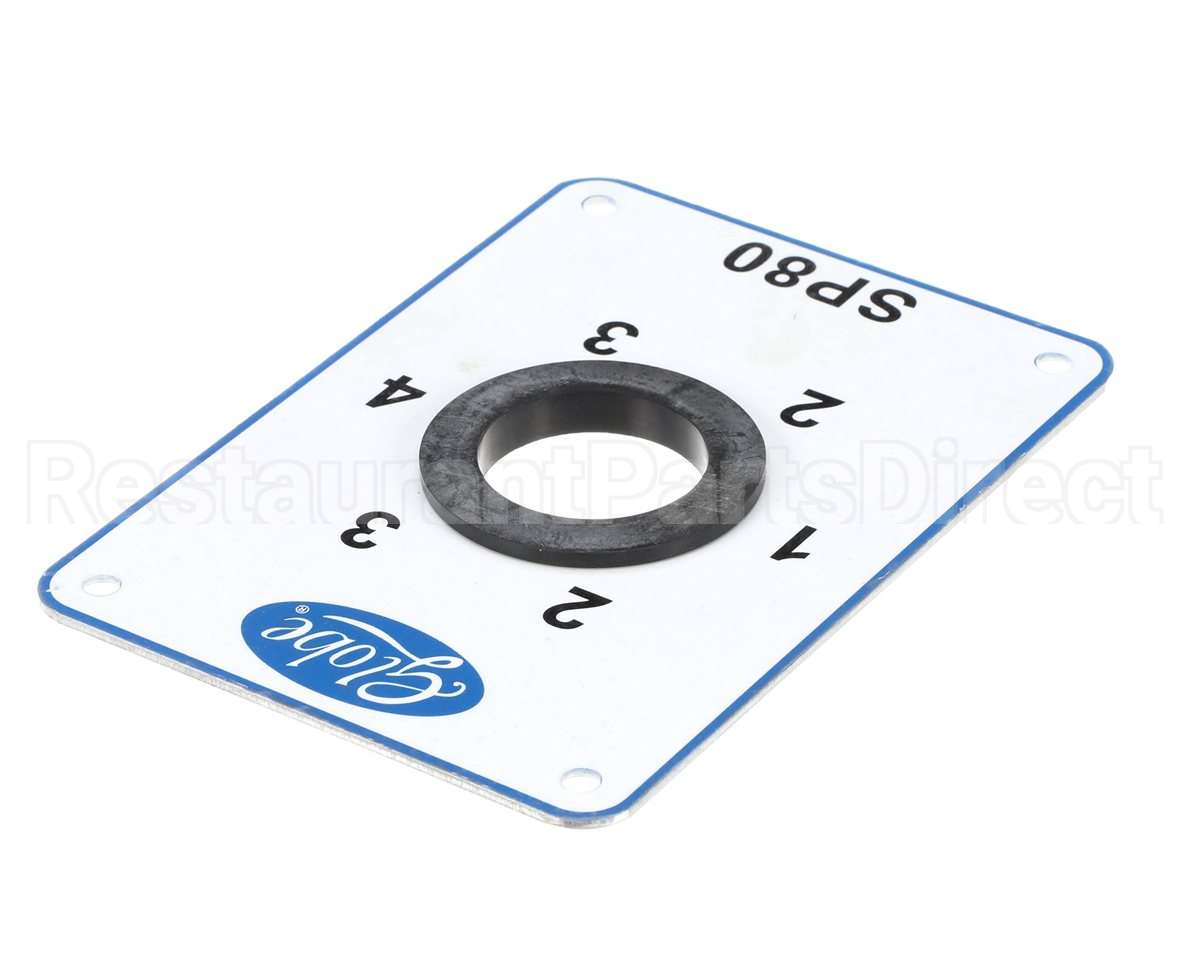 X80E04 Globe 1-4 Speed Selection Plate