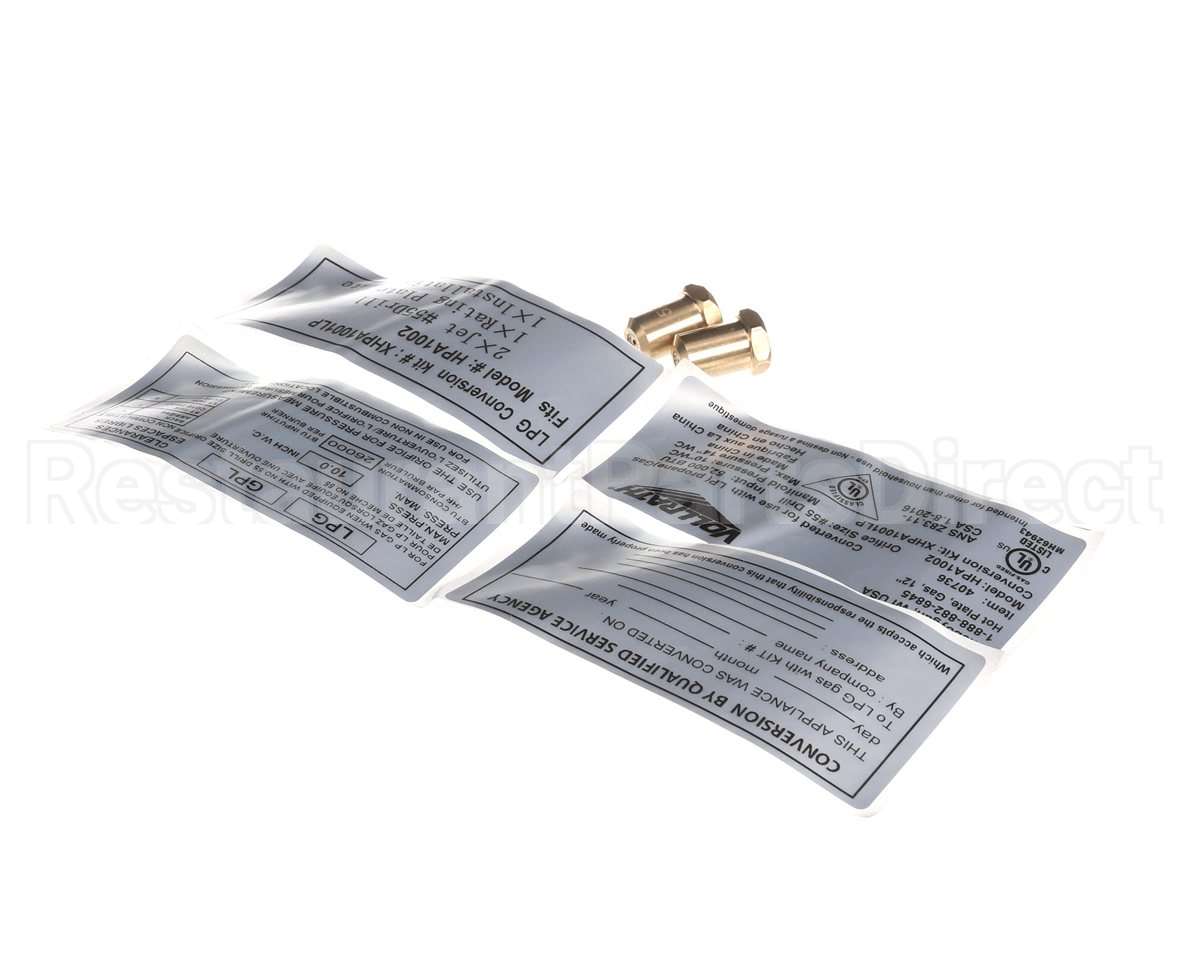 XHPA1001LP Vollrath Conversion Kit