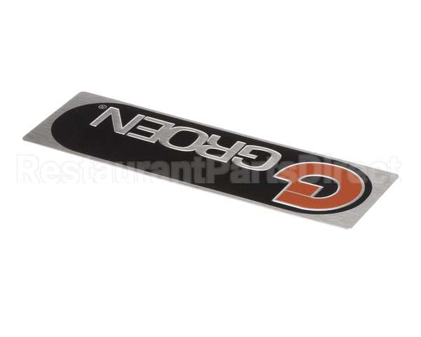 Z055450 Groen Nameplate Groen Large
