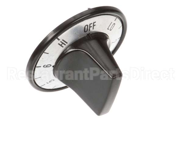 ZHW-10518 Crown Verity Control Knob, Silver, Numbered