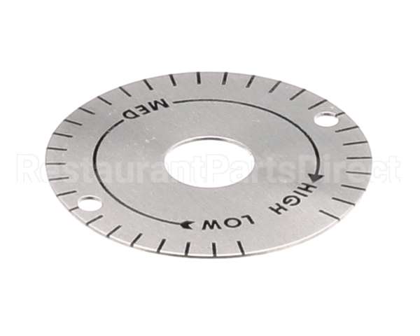 00-046496 Hobart Plate, Dial