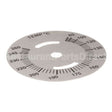 00-358539-00002 Compatible Vulcan Plate, Dial Temperature