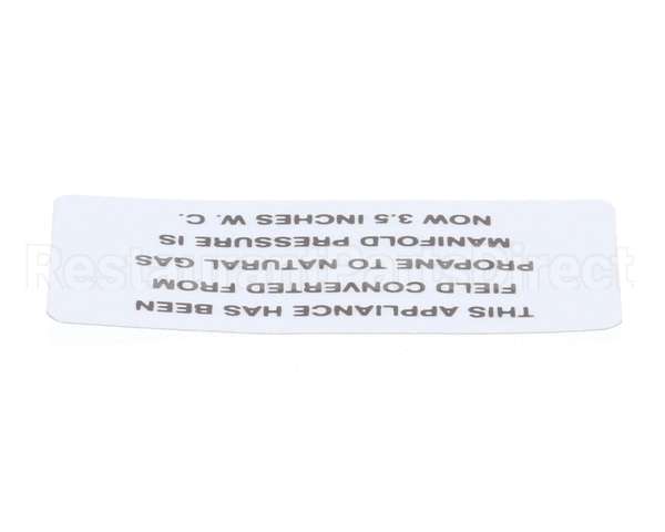 00-421727-00002 Vulcan Hart Plate,Propane To Natural Gas