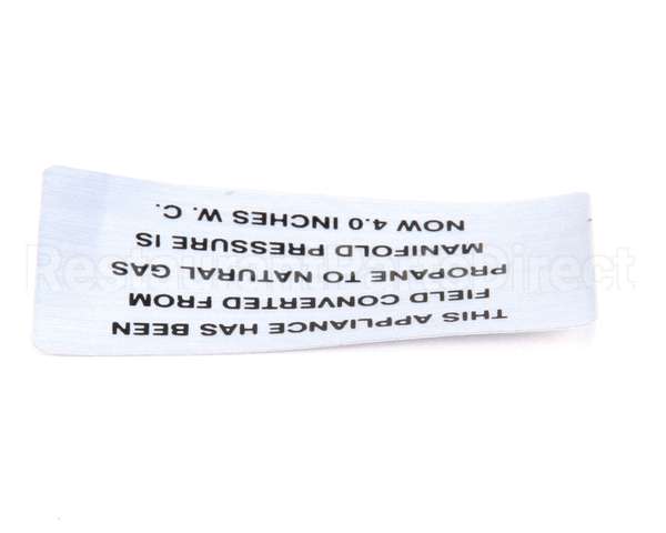 00-421727-00004 Vulcan Hart Plate,Propane To Natural Gas