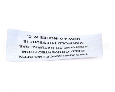 00-421727-00004 Vulcan Hart Plate,Propane To Natural Gas