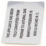 00-421727-00006 Compatible Vulcan Propane To Np Plate