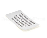 00-421727-00006 Vulcan Hart Plate,Propane To Natural Gas