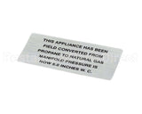 00-421727-00016 Hobart Plate,Propane To Nat Gas (5.0)