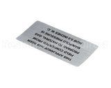 00-421727-00016 Hobart Plate,Propane To Nat Gas (5.0)