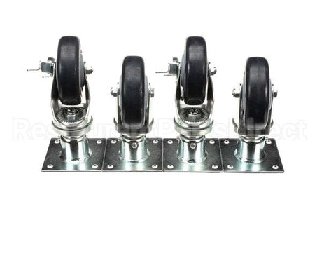 00-421893-000G1 Vulcan Hart Plate Mount Caster Kit, 4 Casters