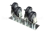 00-421893-000G1 Vulcan Hart Plate Mount Caster Kit, 4 Casters