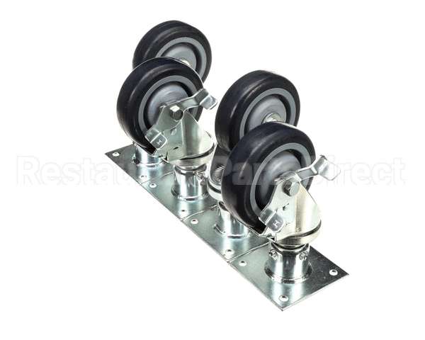 00-421893-000G1 Vulcan Hart Plate Mount Caster Kit, 4 Casters
