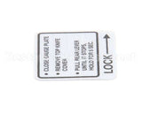 00-437239 Hobart Label,Instruction